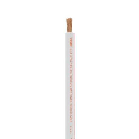 4-GA Marine Grade Tinned 100% Copper OFC Power Wire -50 Feet