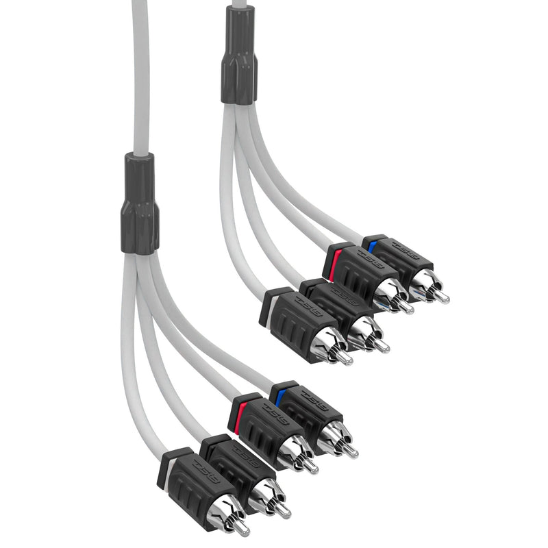 RCA Marine Grade Tinned 100% Copper OFC 6 Feet / 4 Channel - WHITE