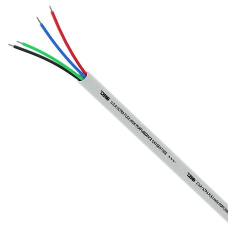 18-GA Marine Tinned 100% Copper OFC LED RGB Wires -sold by the foot
