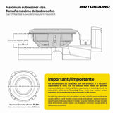 MOTOSOUND Dual 10″ Rear Subwoofer Enclosures for Maverick R MAX