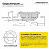 MOTOSOUND Dual 10″ Front Subwoofer Enclosures for Maverick R