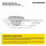 MOTOSOUND 6.5–8″ Lower Door Speaker Enclosures for Maverick R