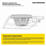 MOTOSOUND 6.5–8″ Upper Door Speaker Enclosures for Maverick R