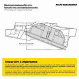 MOTOSOUND 10″ Front Subwoofer Enclosure for Maverick R