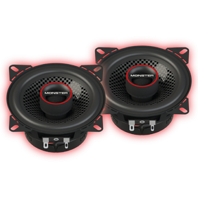 Monster MS42C 4″ 2-Way Coaxial Speakers (Pair) Monster Audio