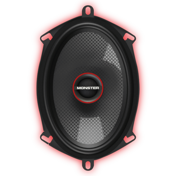 Monster MS572C 5"×7″ 2-Way Coaxial Speakers (Pair) Monster Audio