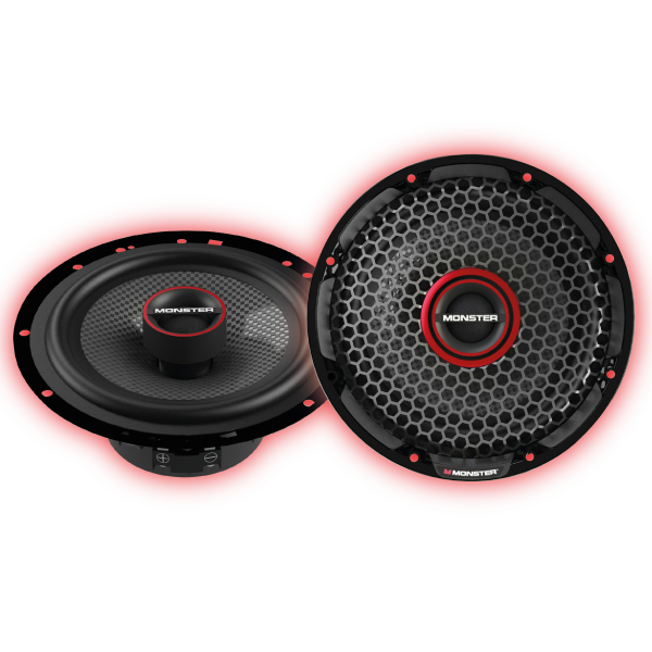 Monster MS652C 6.5″ 2-Way Coaxial Speakers (Pair) Monster Audio