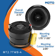 PRV MT2.7TWB-4 Tweeter PRV Audio