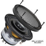 PRV Audio MT6CX580CF-NDY-4 6.5in Carbon Fiber Coaxial Speaker 4 Ohm