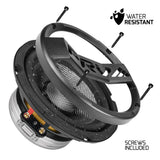 PRV Audio MT6MR600CF-NDY-2 6.5-inch Carbon Fiber Motorcycle Midrange Speaker
