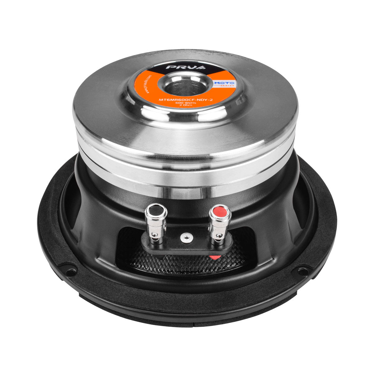 PRV Audio MT6MR600CF-NDY-2 6.5-inch Carbon Fiber Motorcycle Midrange Speaker