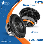 Dual 8″ Bass Bundle PRV Audio