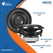 Dual 8″ Bass Bundle PRV Audio
