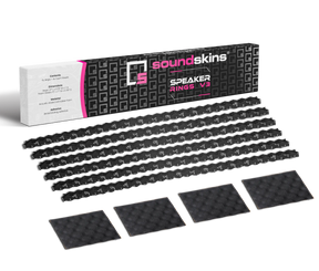 SoundSkins | Rings V3 Sound Deadening Speaker Kit | SSK-RINGSV3 | 4 x 1" High Rebound SoundSkins Global