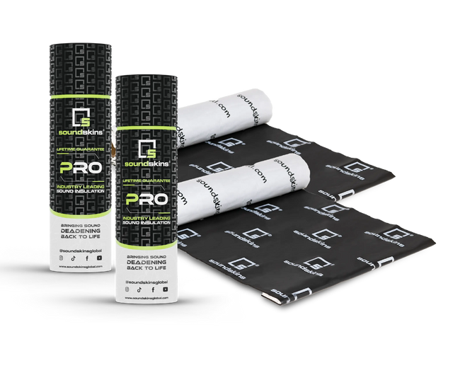 SoundSkins | Pro Four Door Sound Deadening Kit | SSPRO-2 | 3 Layers (Acoustic Foam, Foil, Rubber Butyl), 22 sq ft SoundSkins Global