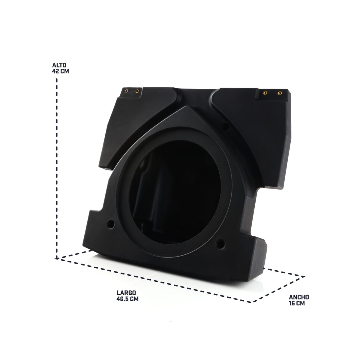 MOTOSOUND 10″ Front Subwoofer Enclosure for Maverick X3