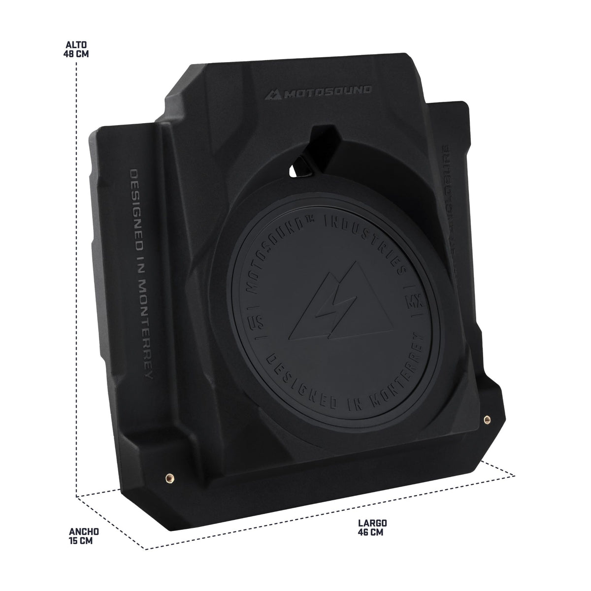 MOTOSOUND 10″ Front Subwoofer Enclosure for Maverick R