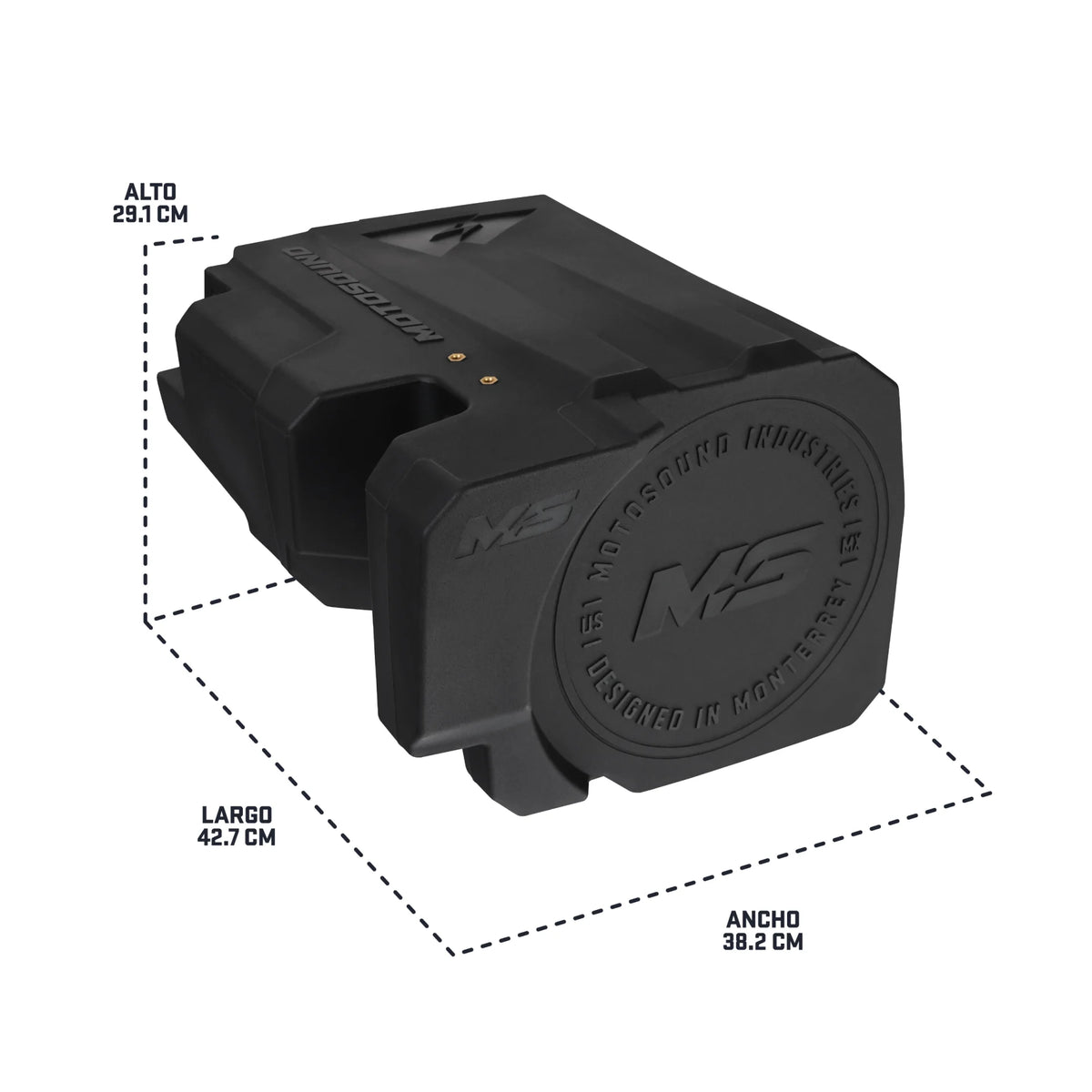 MOTOSOUND 10″ Rear Subwoofer Enclosure for RZR Pro 4
