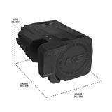 MOTOSOUND 10″ Rear Subwoofer Enclosure for RZR Pro 4