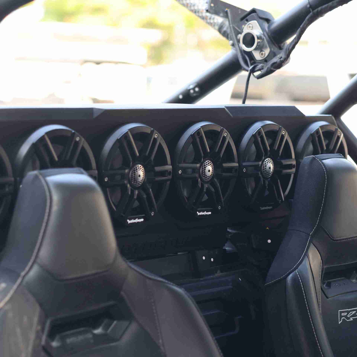 MOTOSOUND Six 6.5″ Rear Speaker Enclosure for RZR Pro
