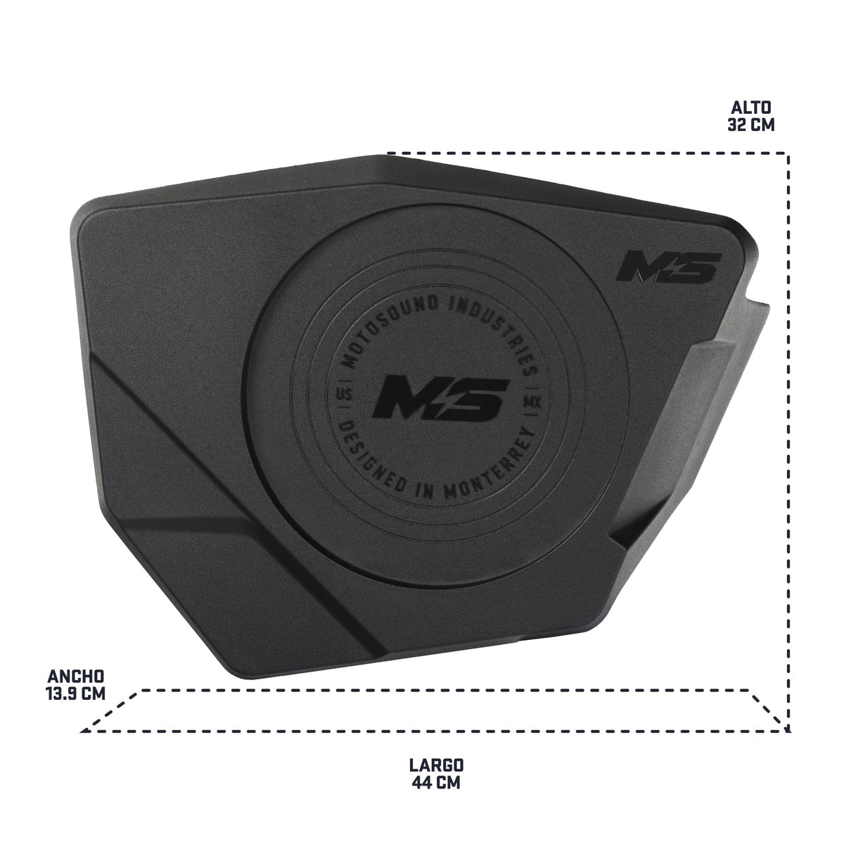 MOTOSOUND 6.5–8″ Upper Rear Door Speaker Enclosures for Maverick R MAX