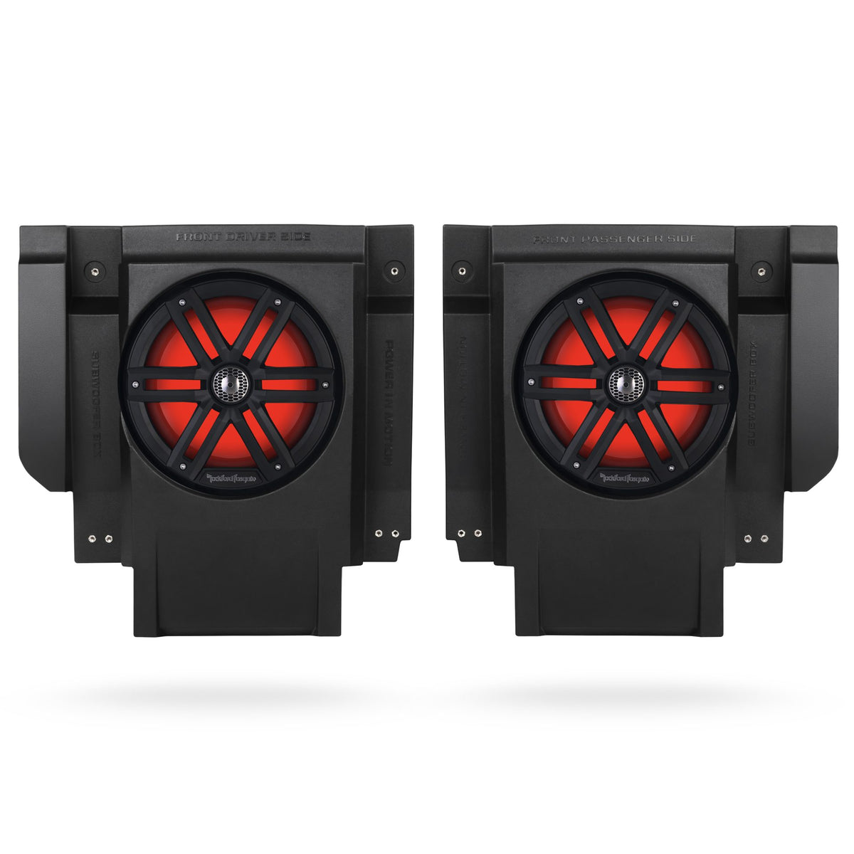 MOTOSOUND Dual 10″ Front Subwoofer Enclosures for Maverick R