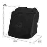 MOTOSOUND 10″ Passenger-Seat Subwoofer Enclosure for RZR XP