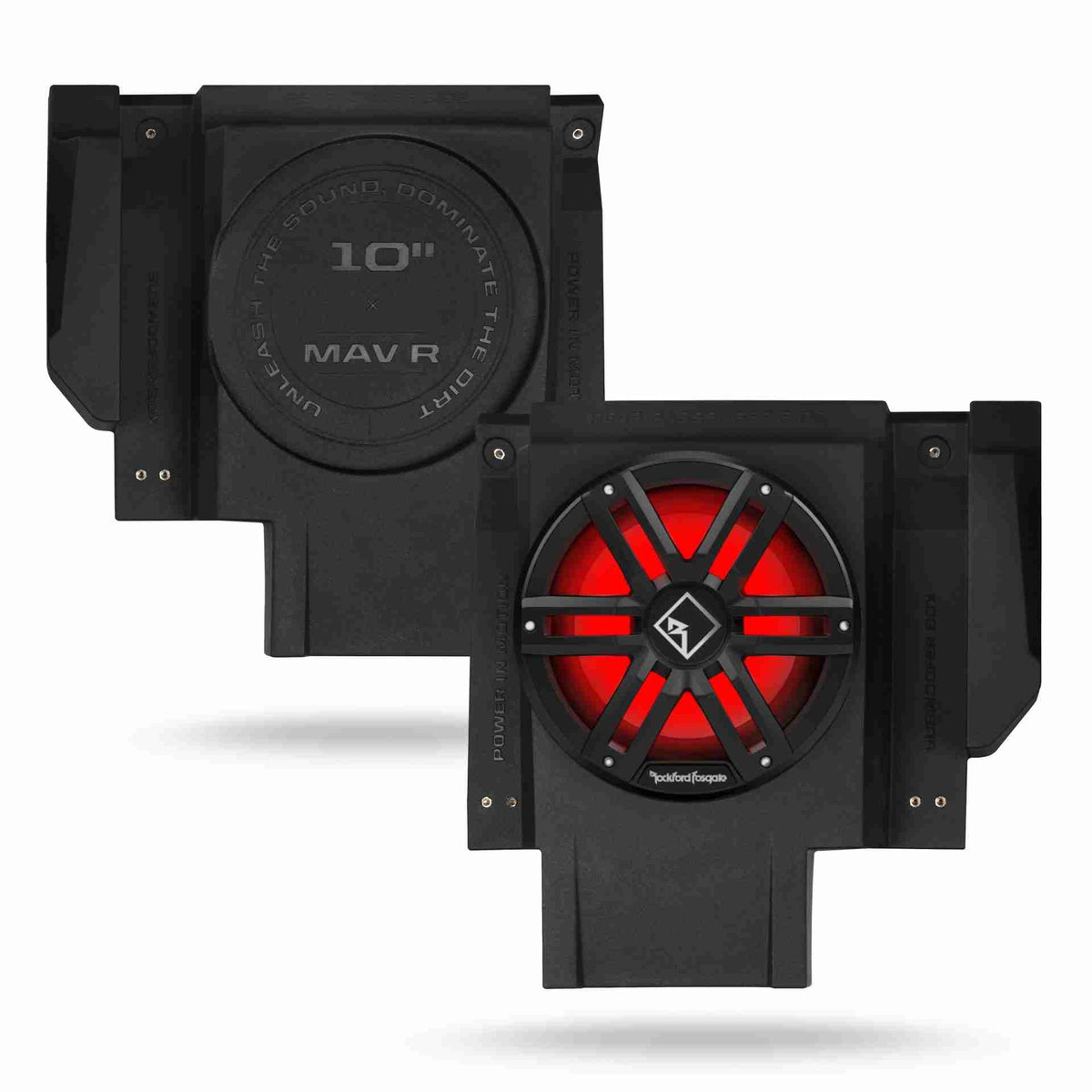 MOTOSOUND Dual 10″ Rear Subwoofer Enclosures for Maverick R MAX