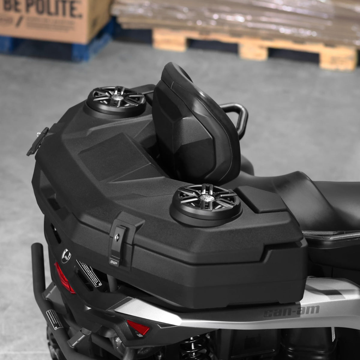 MOTOSOUND Front/Rear Pro Dual 6.5″ Speaker ATV Toolbox
