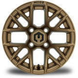 MODZ® Matrix  12x7 | -25 Offset Matte Bronze 12" Golf Cart Wheel