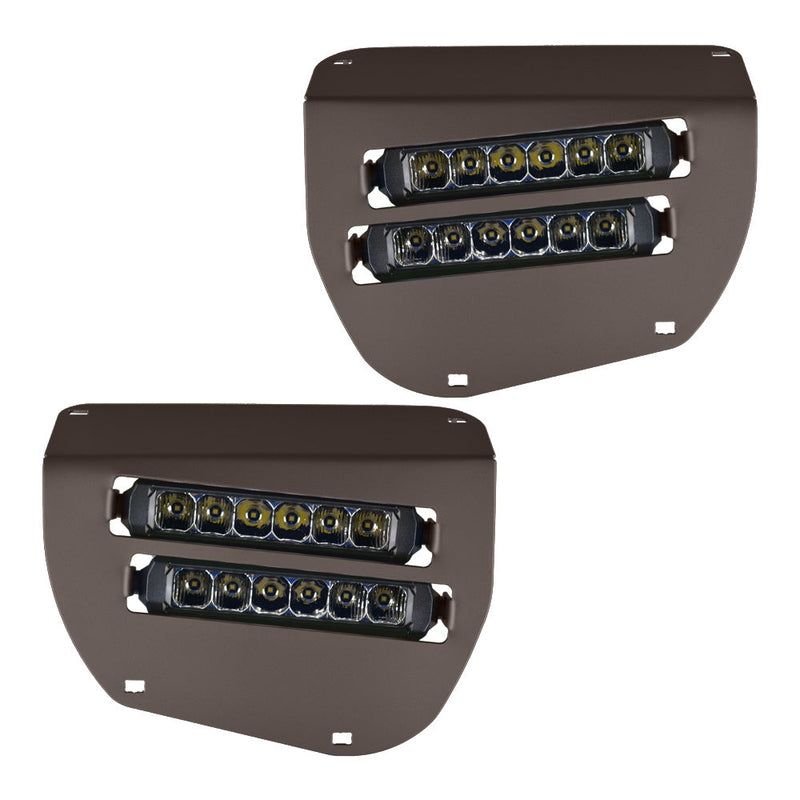 Dual Wide 8" LED Headlights for 2014+ Honda Rancher, Foreman, Rubicon Vessel Powersports