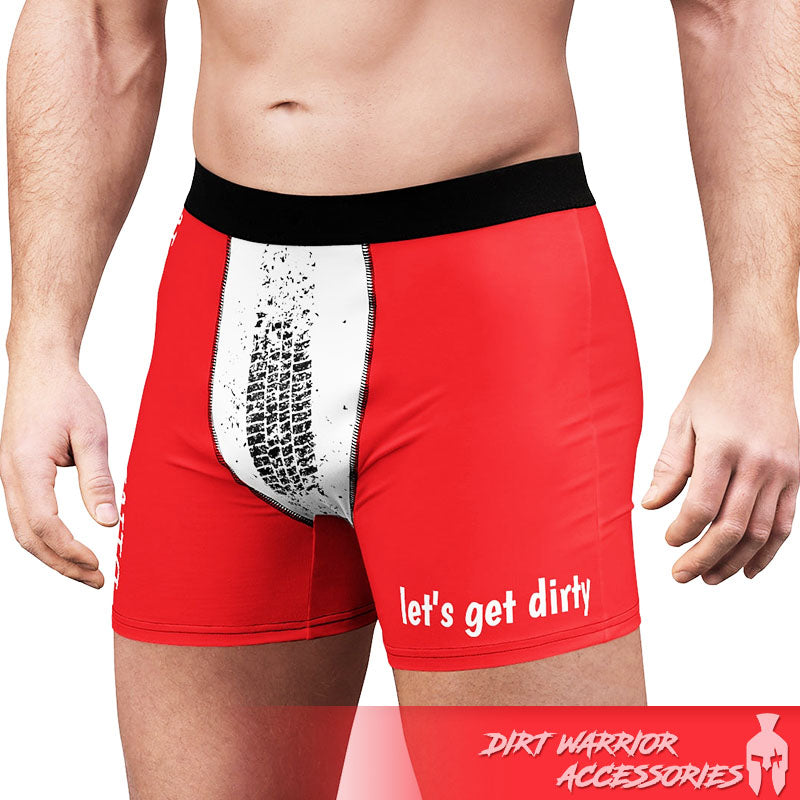 Let's Get Dirty! Dirt Warrior Accessories Men's Boxer Briefs