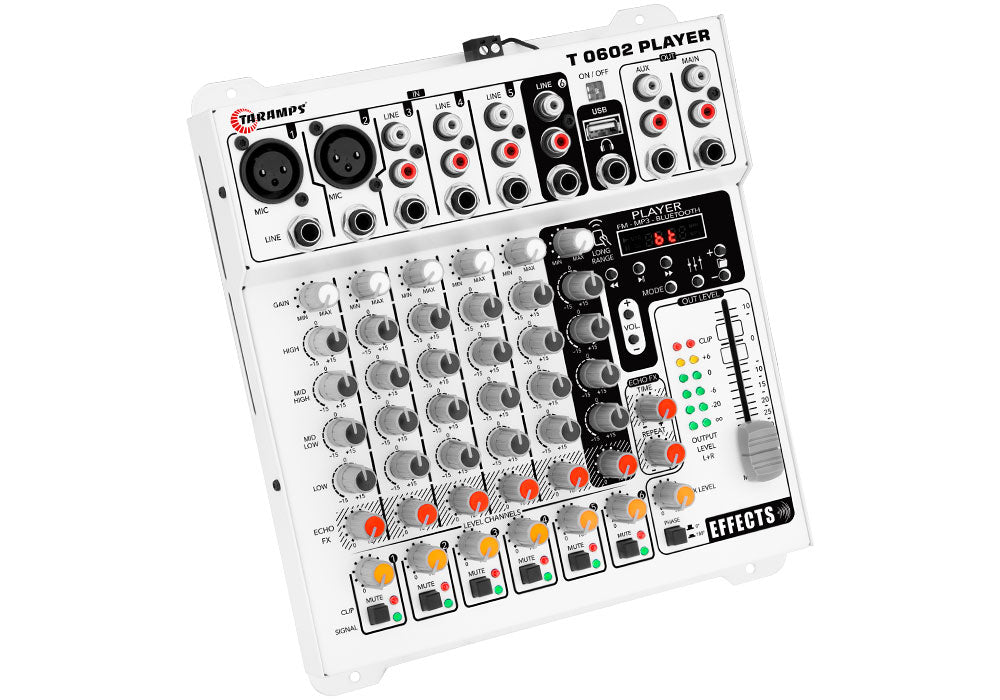 Taramps T 0602 PLAYER Audio Mixer Taramps US