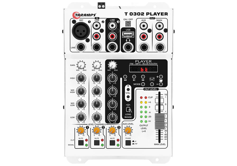Taramps T 0302 PLAYER Audio Mixer Taramps US