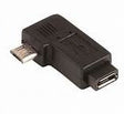 Micro USB Female to Micro USB Male 90° adapter TekShack