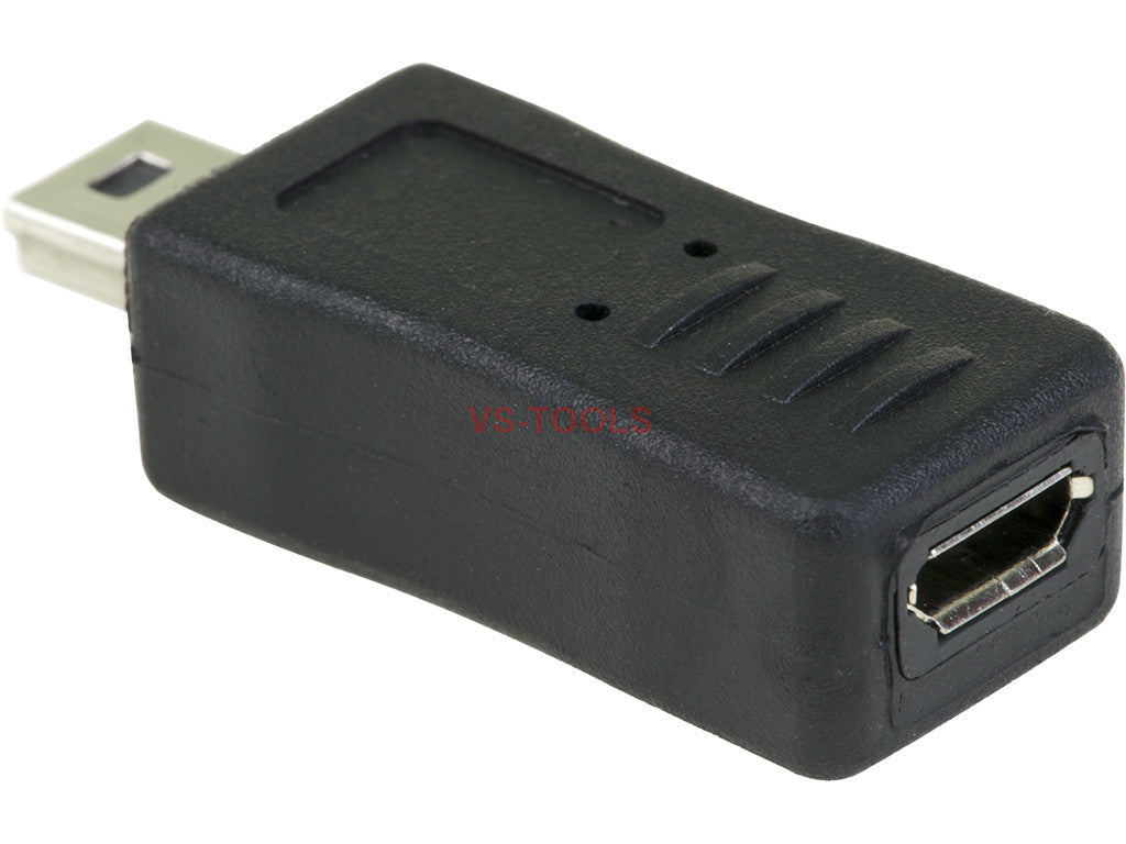 Micro USB Female to Micro USB Male adapter TekShack