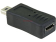 Micro USB Female to Mini USB Male adapter TekShack