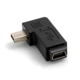 Mini USB Female to Mini USB Male 90° adapter TekShack