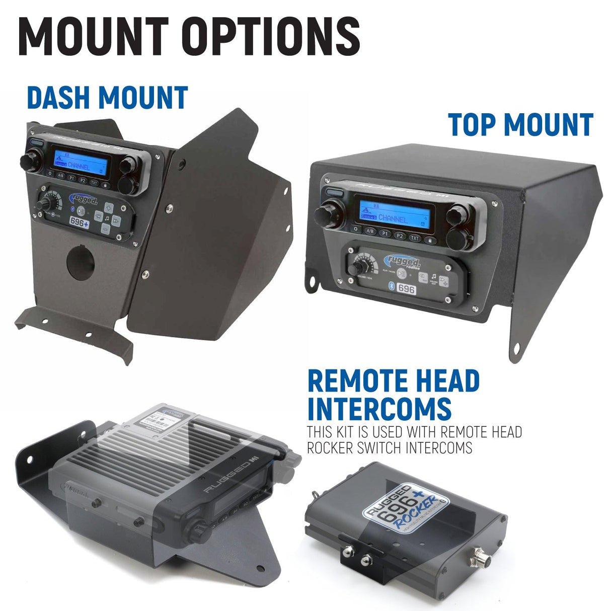 Polaris Xpedition – Complete Communication Kit with Bluetooth Intercom and 2-Way Radio