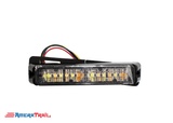 4 1/2" x1" LED Multi-Functional Amber/White Warning Lamp