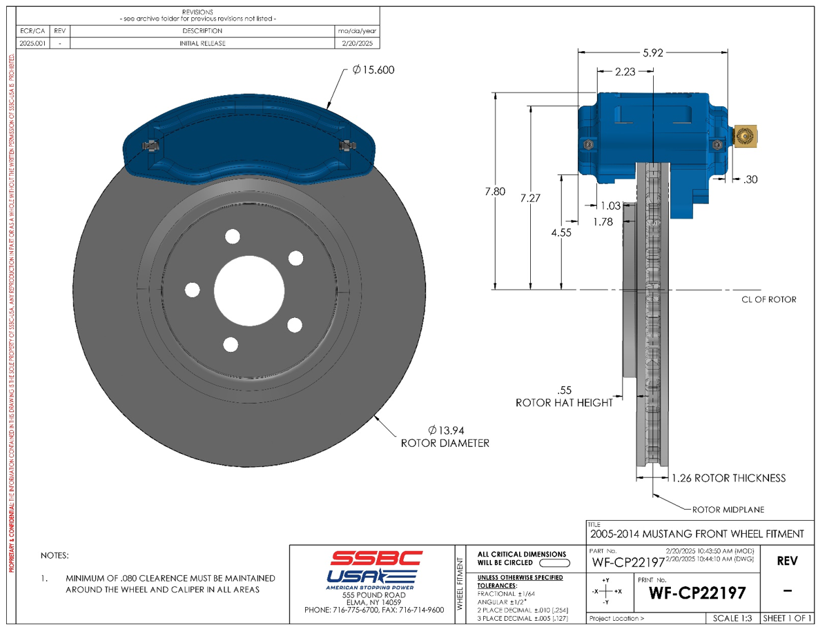 American Made R6-Redline 6 Piston Billet Aluminum Direct Fit Front Caliper Upgrade Kit. Red A551-20R