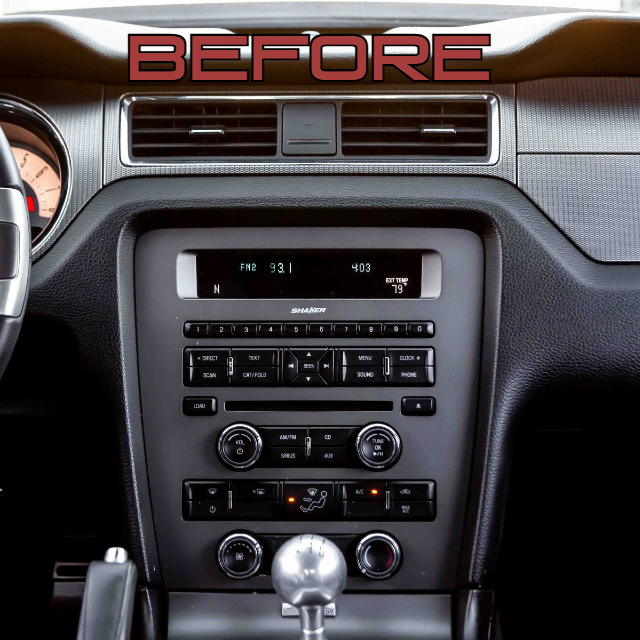 Ford Mustang 2009-2014 Workshop 12 Tesla-Style Screen Workshop 12