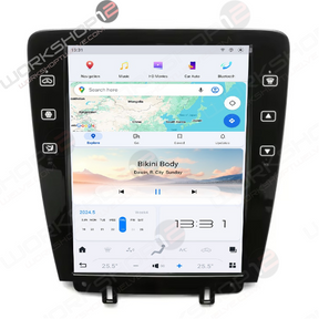 Ford Mustang 2009-2014 Workshop 12 Tesla-Style Screen Workshop 12