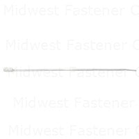 14" Cable Ties with Mount Head - 50lb Natural Nylon (25-Pack) Midwest Fastener/Noble