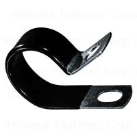 1-1/2" ID Closed Clamp-Steel Vnl Ins 3/8 Mt Hole 2 pack Midwest Fastener/Noble