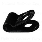 1/8" Clamp-Light Duty Black 12 pack Midwest Fastener/Noble