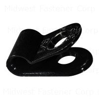 1/8" Clamp-Light Duty Black 12 pack Midwest Fastener/Noble