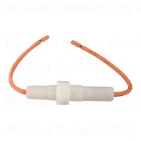 12 GA Fuse Holder-Inline Glass 20 Amp 1 pack Midwest Fastener/Noble
