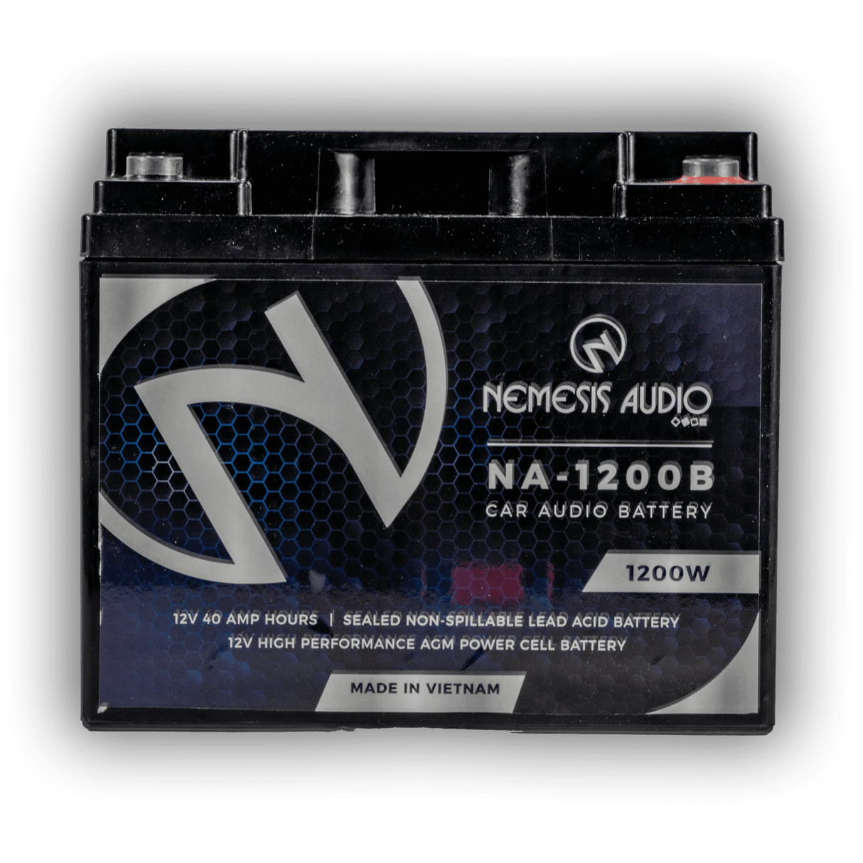 Nemesis Audio NA-1200B 40AH 1200W AGM Power Cell 12V Battery Nemesis Audio