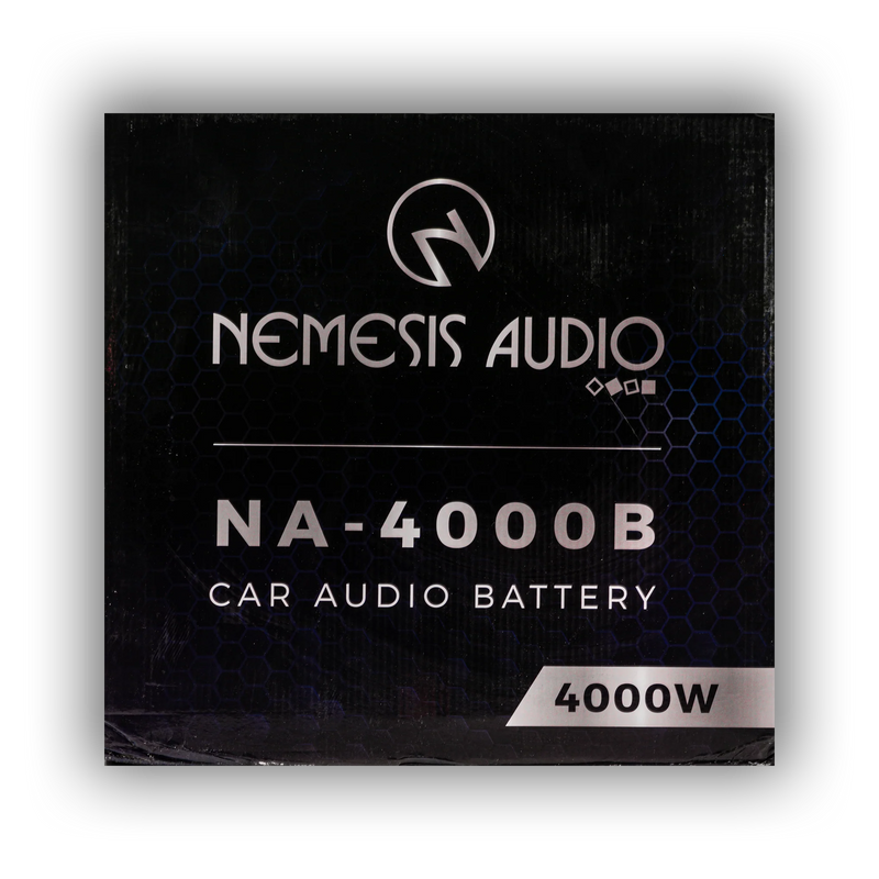 Nemesis Audio NA-4000B 140AH 4000W AGM Power Cell 12V Battery